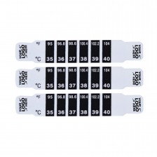 Forehead Thermometer Test Sticker